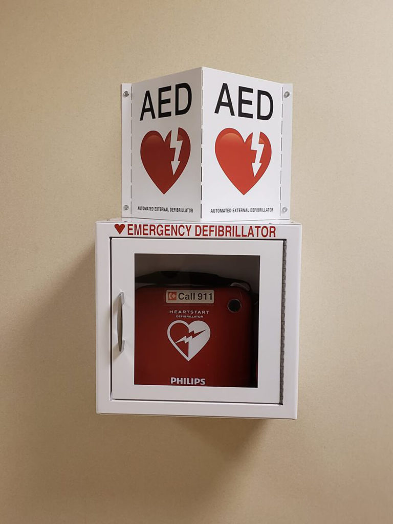 AED emergency box